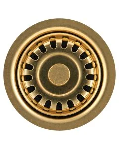 60mm Strainer Waste 70mm Flange Artisan Brass