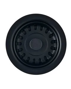 60mm Strainer Waste 70mm Flange Matt Black
