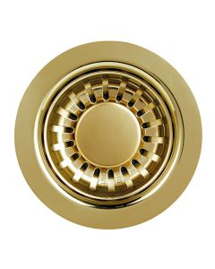 90mm Strainer Waste Gold