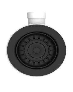 90mm Strainer Waste Matt Black