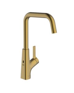 Azia Motion Sensor Monobloc Mixer Tap Brushed Brass