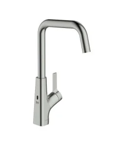 Azia Motion Sensor Monobloc Mixer Tap Brushed Nickel