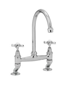 Cottage Bridge Sink Mixer Chrome