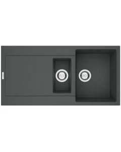 Carina 1.5 Bowl Inset Sink Basalt