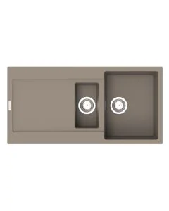 Carina 1.5 Bowl Inset Sink Concrete