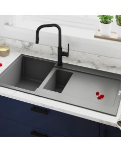 Carina 1.5 Bowl Inset Sink Croma