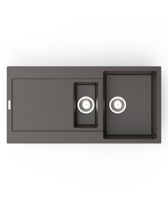 Carina 1.5 Bowl Inset Sink Mocha