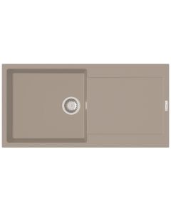 Carina 1 Large Bowl Inset Sink Concrete