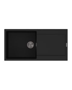 Carina 1 Large Bowl Inset Sink Onyx