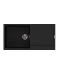 Carina 1 Large Bowl Inset Sink Onyx