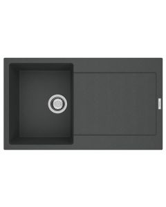 Carina 1 Small Bowl Inset Sink Basalt