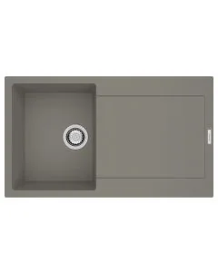 Carina 1 Small Bowl Inset Sink Concrete