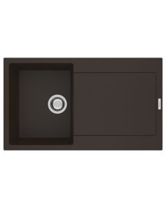 Carina 1 Small Bowl Inset Sink Mocha