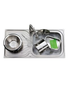 Deep Blue Large Bowl Kitchen Sink Stainless Steel