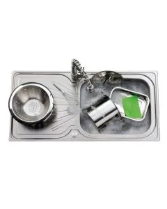 Deep Blue Large Bowl Kitchen Sink Stainless Steel