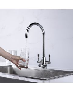 Eclipse Tri-Spa Filter Tap with Swivel Spout Chrome