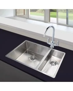 Jazz 1.5 Medium Bowl RH Kitchen Sink Stainless Steel