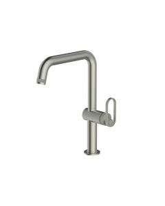 Juno Monobloc Mixer Kitchen Tap Brushed Nickel