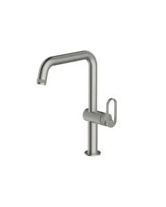 Juno Monobloc Mixer Kitchen Tap Brushed Nickel