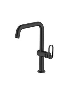 Juno Monobloc Mixer Kitchen Tap Matt Black