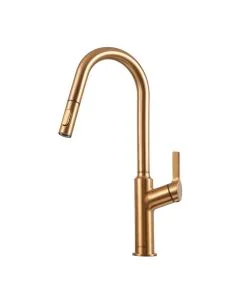 Karuma Pull-Out Spout Sink Mixer Brushed Brass