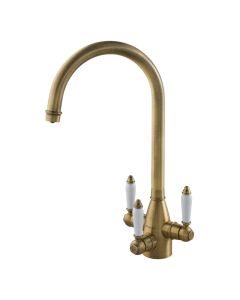 Krypton Tri-Spa Filter Tap with Swivel Spout Brushed Bronze