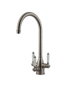 Krypton Tri-Spa Filter Tap with Swivel Spout Brushed Nickel
