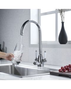 Krypton Tri-Spa Filter Tap with Swivel Spout Chrome