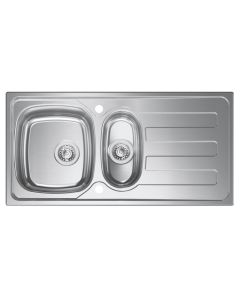 Kudos 1.5 Bowl Inset Kitchen Sink Stainless Steel