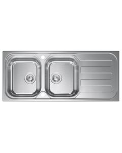 Kudos Double Bowl Kitchen Sink Stainless Steel