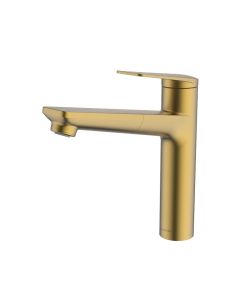 Levant Pull-Out Sink Mixer Brushed Brass