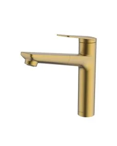 Levant Pull-Out Sink Mixer Brushed Brass