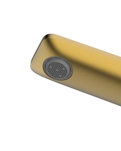 Levant Top Lever Sink Mixer Brushed Brass