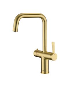 Magus 3 3in1 U Spout Filtered Kettle Tap Brushed Brass