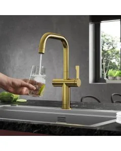 Mariner Monobloc Mixer Filter Tap Brushed Brass