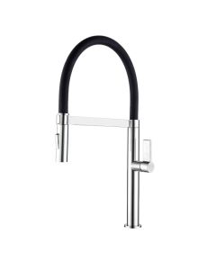 Meridian Single Flow Monobloc Chrome & Black Spout