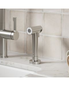 Clearwater Modern Pull-Out Spray Brushed Nickel