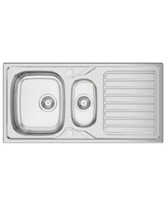 Okio 1.5 Bowl Kitchen Sink Stainless Steel