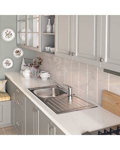 Okio Single Bowl Kitchen Sink Stainless Steel