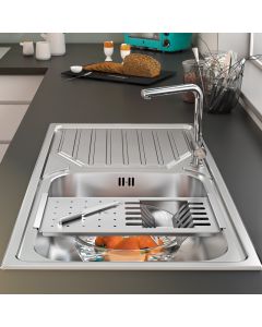 Okio 1 Large Bowl Kitchen Sink Stainless Steel