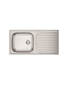 Okio 1 Large Bowl Kitchen Sink Stainless Steel