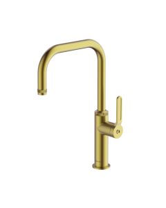 Pioneer Monobloc Mixer Kitchen Tap Brushed Brass