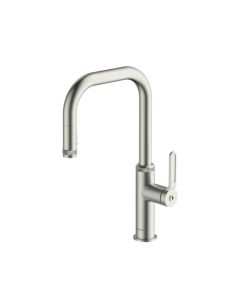 Pioneer Pull-Out Spray Monobloc Mixer Brushed Nickel
