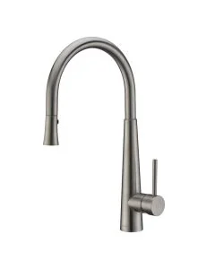 Porrima Mono Pull Out Sink Mixer Brushed Nickel
