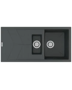 Rio 1.5 Bowl Inset Sink Basalt
