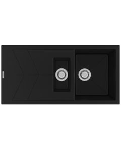 Rio 1.5 Bowl Inset Sink Nero