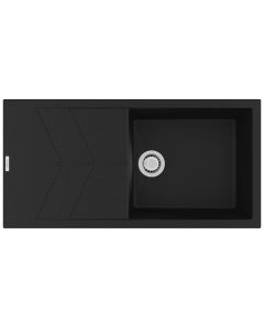 Rio Single Bowl Inset Sink Onyx