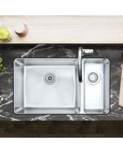 Salsa SA74R Undermount 1.5 Bowl Sink Stainless Steel 