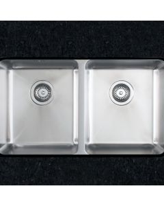 Salsa Undermount 2 Bowl Kitchen Sink Stainless Steel