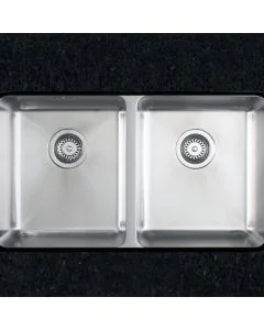 Salsa Undermount 2 Bowl Kitchen Sink Stainless Steel